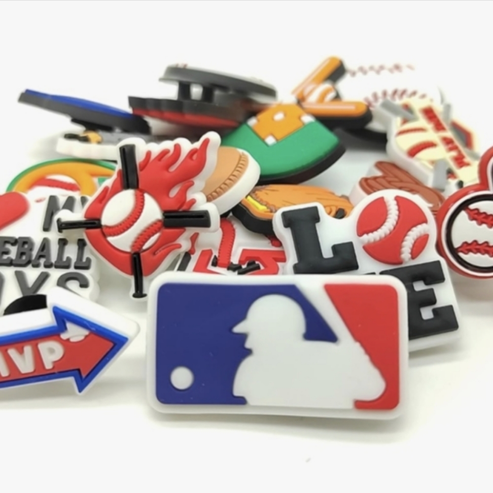 Crocs Charms- Baseball Theme, NWT